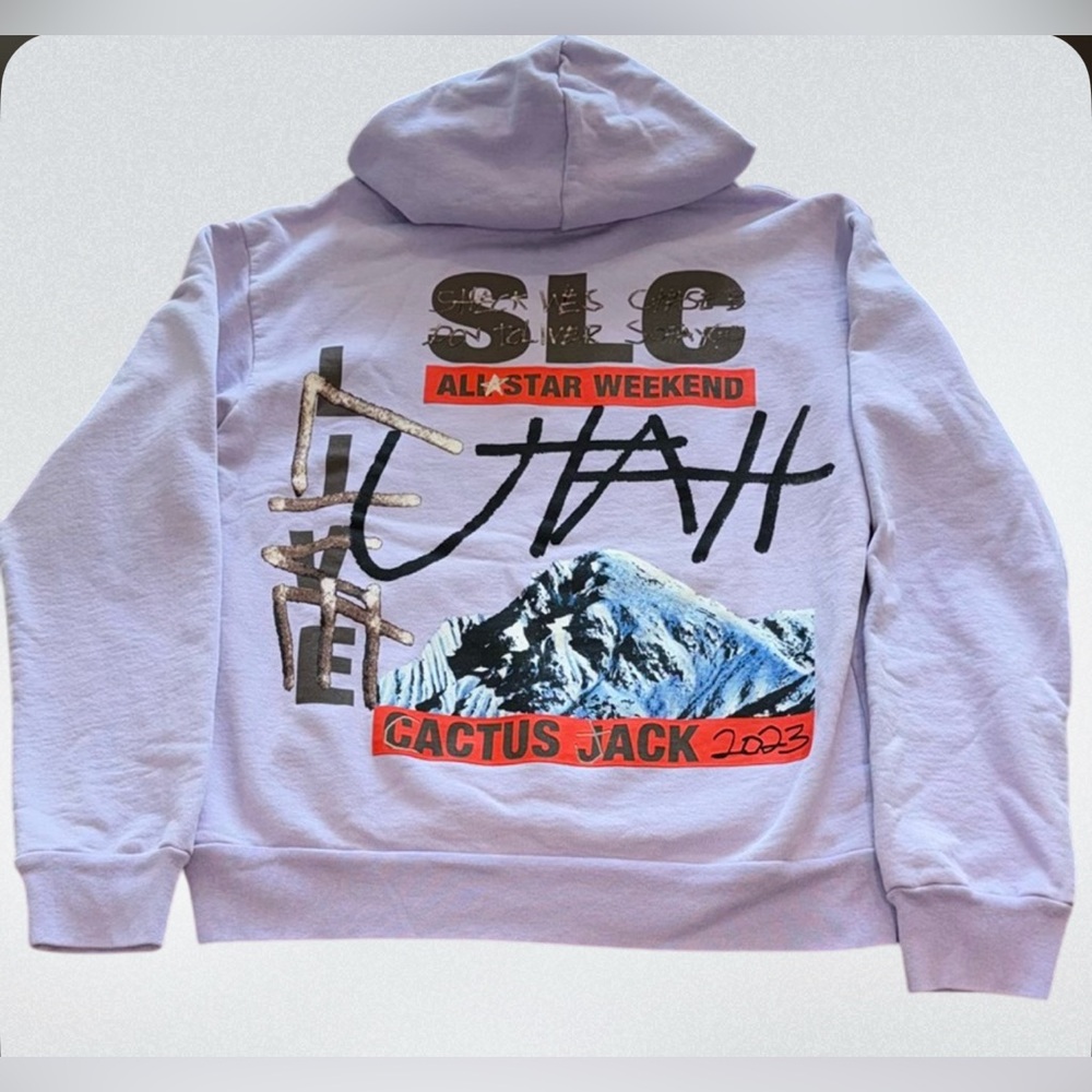 Cactus Jack Tour Hoodie Utah All Star Weekend 2023 NEW Travis Scott Size XL/SM